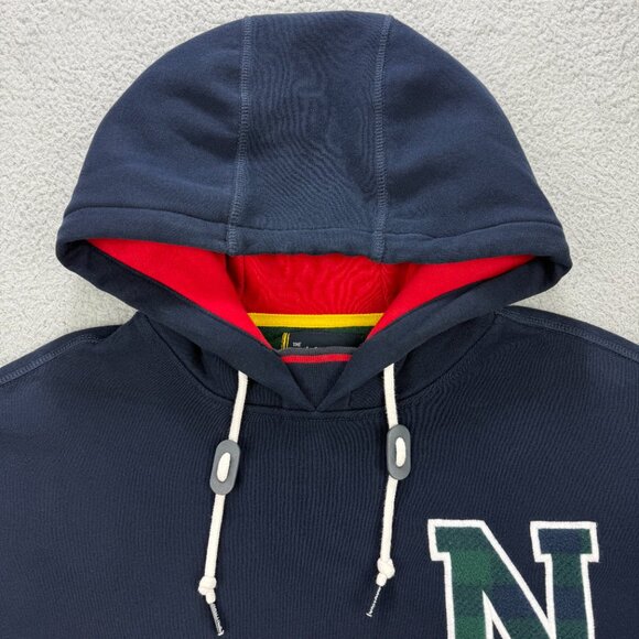 Nautica Lil Yachty Hoodie Mens Small S Navy Blue Sailing Team Fleece Sweatshirt - Picture 7 of 11